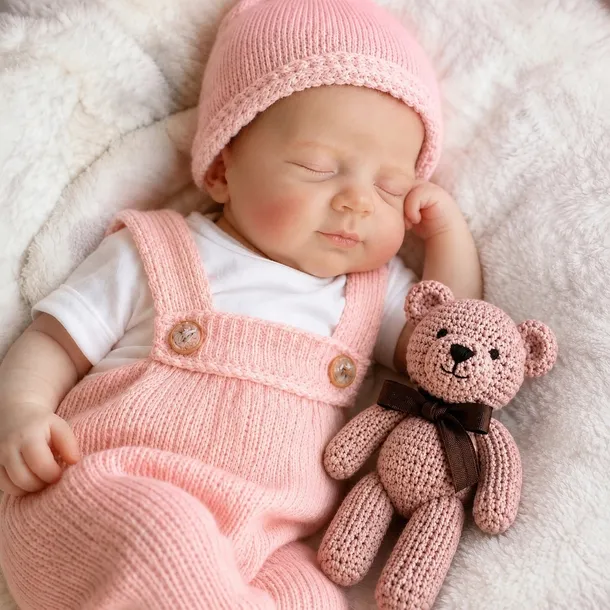 REALISTYCZNY BOBAS NIEMOWLĘ WINYL AKCESORIA Lalka Reborn 49 cm TuTu Toys