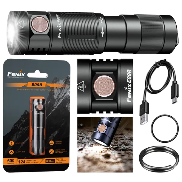 latarka-led-fenix-e09r-stan-opakowania-oryginalne