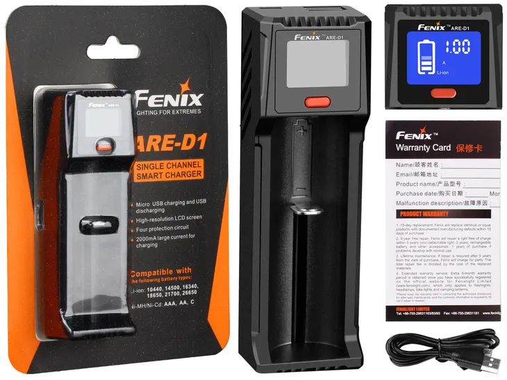 ladowarka-usb-fenix-are-d1-stan-nowy-stan-opakowania-oryginalne