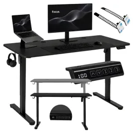 biurko-elektryczne-pod-komputer-140x60-cm-regulowane-72-118-cm-czarne