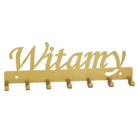 wieszak-ubrania-klucze-napis-witamy-zloty-17222