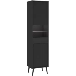 witryna-dwudrzwiowa-waska-47-cm-antracyt-czarne-nogi-do-salonu-molto