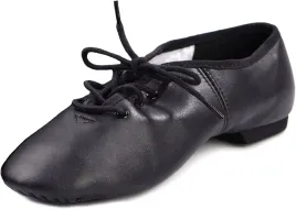 buty-jazzowe-taneczne-skorzane-39-5-dzielona-podeszwa-sznurowane-25cm-skora