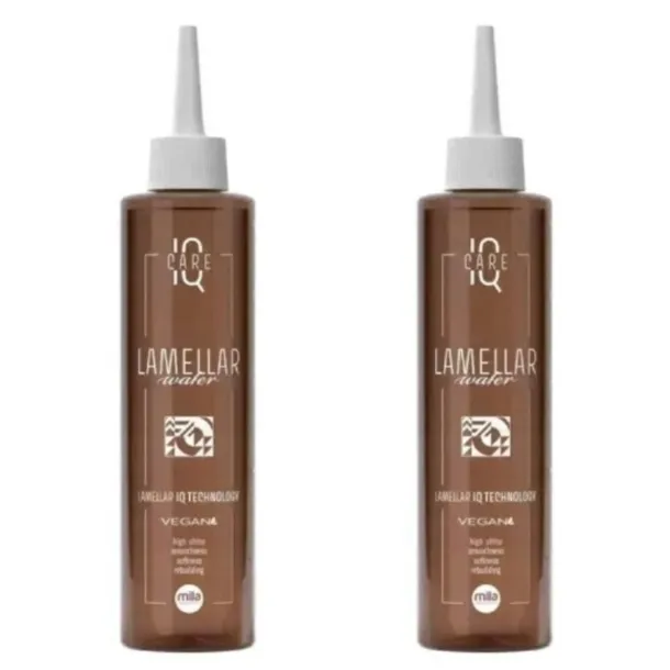Mila IQ Care Lamellar woda lameralna efekt tafli wody Zestaw 2x 250ml