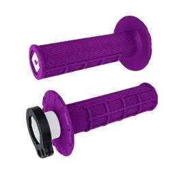 gripy-manetki-odi-half-waffle-v2-lock-on-mx-z-mocowaniem-camset-fioletowe