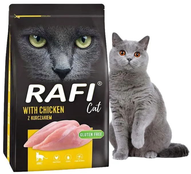 RAFI CAT DOLINA NOTECI KOT sucha karma z kurczakiem 7 kg