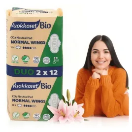 vuokkoset-podpaski-normal-ekologiczne-bio-2x12szt
