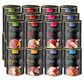 dolina-noteci-piper-premium-mokra-karma-dla-psa-puszki-mix-smakow-24x400g