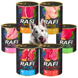 rafi-bez-zboz-mokra-karma-puszki-dolina-noteci-mix-smakow-dla-psa-6x800g