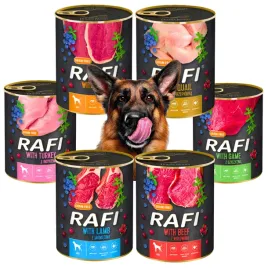 rafi-bez-zboz-mokra-karma-puszki-dolina-noteci-mix-smakow-dla-psa-6x800g