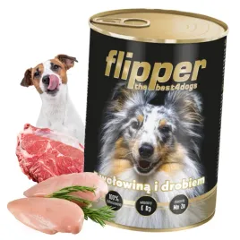 mokra-karma-flipper-z-wolowina-drobiem-dolina-noteci-400g-dla-psa