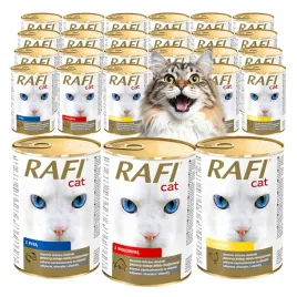 rafi-cat-mokra-karma-puszki-dla-kota-mix-smakow-wolowina-ryba-drob-24x415g