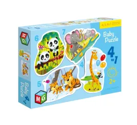 puzzle-baby-4w1-dzikie-zwierzeta-multigra-22-el-od-2-lat