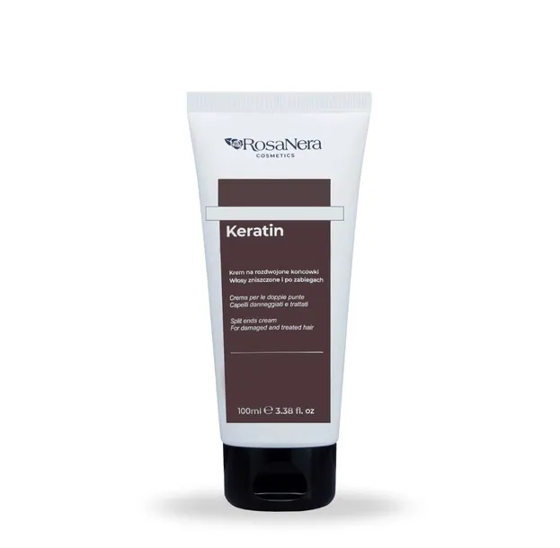 RosaNera Keratin Krem do włosów zniszczonych 100ml.