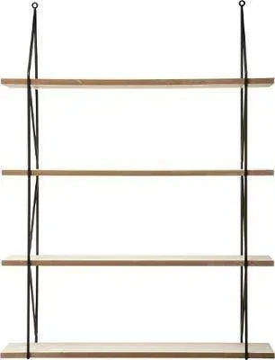 polka-scienna-wiszaca-na-ksiazki-60-cm-loftowa-dab-czarny-szerokosc-mebla-60-cm