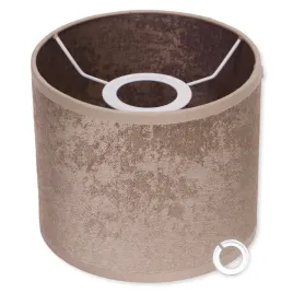 abazur-blyszczacy-lampa-klosz-brazowy-22-20-cm