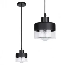 lampa-wiszaca-loft-led-e27-czarna-stal-szklo-ip20
