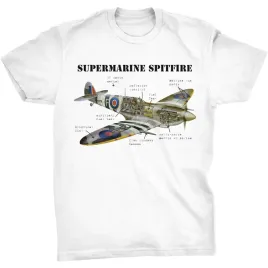 spitfire-koszulka-lotnicza-samolot-mysliwiec