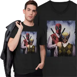 koszulka-deadpool-wolverine-portret-film-premiera-logan-prezent