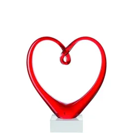 leonardo-serce-szklane-czerwone-24cm-emozione