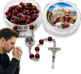 rozaniec-pachnacy-roza-z-papiezem-pudelko-katolicki-prezent-komunia-swieta