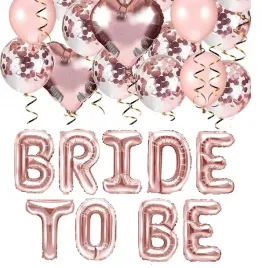 balony-bride-to-be-na-wieczor-panienski-gold-rose
