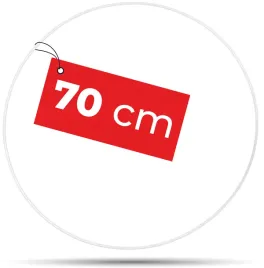 obrecz-biala-do-lapacza-snow-70-cm-kolo-metalowe
