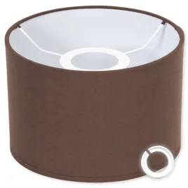 abazur-walec-do-lamp-plafonu-bawelna-brazowy-20-cm