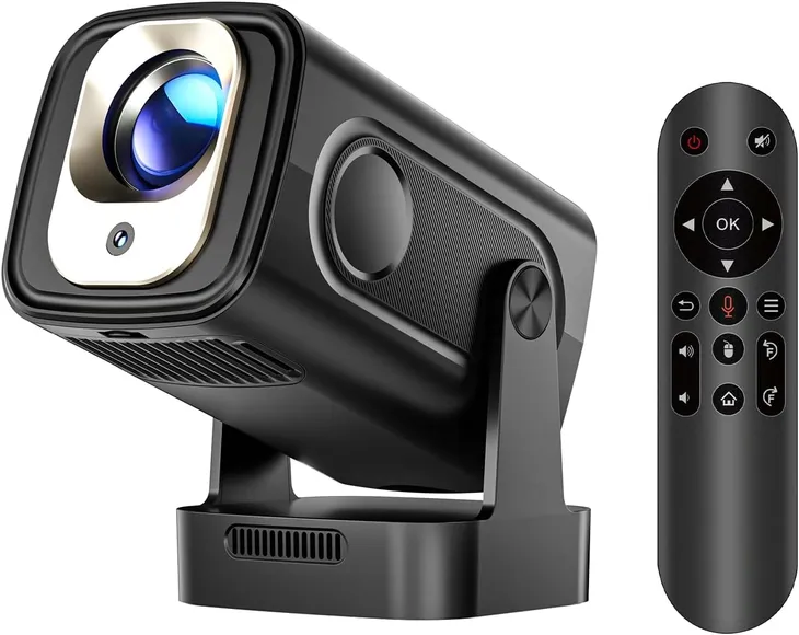 HY310 Mini Projektor 4K 1080P Android WiFi6 BT5.4 Kino Domowe Przenośny