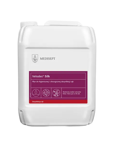Płyn do dezynfekcji rąk Medisept Velodes Silk 5L