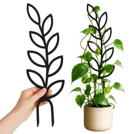 podpora-do-roslin-drabinka-podporka-do-kwiatow-pnacych-pnaczy-czarny-31-cm