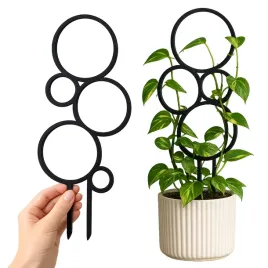podpora-do-roslin-drabinka-podporka-do-kwiatow-pnacych-pnaczy-czarny-31-cm