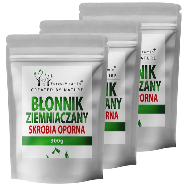 Błonnik Ziemniaczany Skrobia Oporna Forest Vitamin 300g x 3 OPAKOWANIA