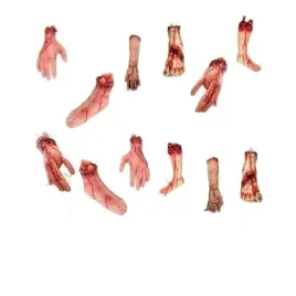 halloween-zestaw-12-dekoracji-wiszacych-rece-stopy-krwawe-spirale-15-cm