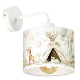 dziecieca-lampa-scienna-kinkiet-lesna-przygoda-z-pastelowym-abazurem