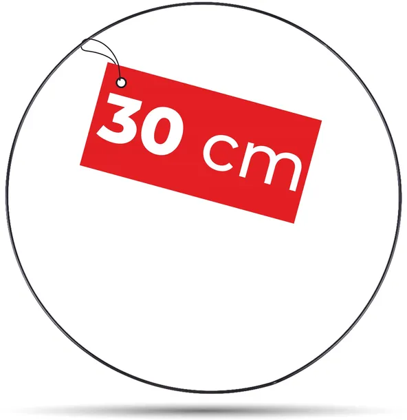 Obręcz metalowa CZARNA ø 30 cm łapacz snów makrama