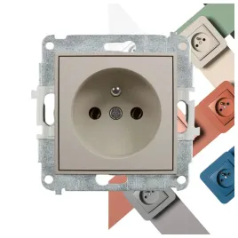 gniazdo-pojedyncze-z-uziemieniem-16a-250v-z-przeslonami-taupe-karlik-mini