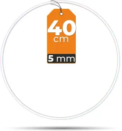 obrecz-biala-mocna-lapacz-snow-40-cm-5-mm-z-drutu