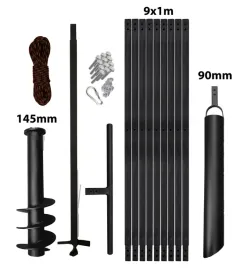 wiertnica-reczna-studni-145mm-10m-szlamowka-90mm