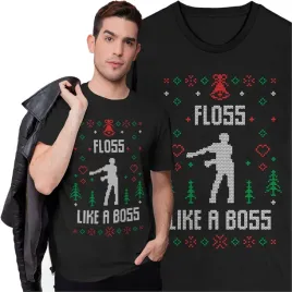 koszulka-swiateczna-t-shirt-na-swieta-the-floss-fortnite-taniec-gry