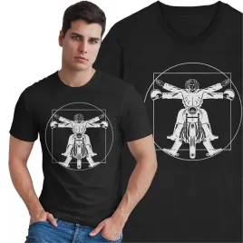koszulka-dla-motocyklisty-leonardo-da-vinci-vitruvian-motor-motocykl