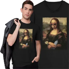 koszulka-mona-lisa-obraz-leonardo-da-vinci-kolczyki-okulary