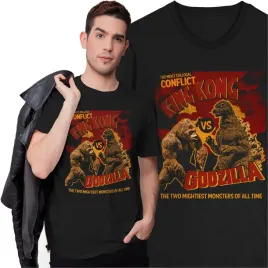 koszulka-godzilla-vs-king-kong-potwor-japonia-monsterverse-kaiju-plakat