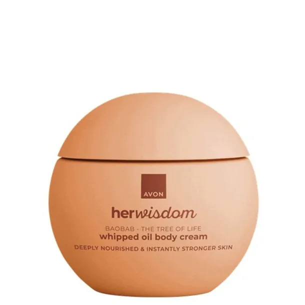 Avon Herwisdom Puszysty olejkowy krem do ciała Baobab 180ml
