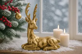 figurka-renifer-zloty-345x28x15-cm