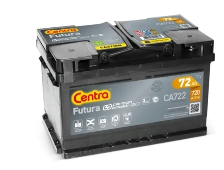 AKUMULATOR 12V Centra FUTURA CA722 72Ah 720A RADOM