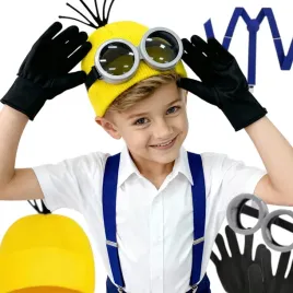 stroj-minionek-minionki-czapka-rekawiczki-zestaw-okulary