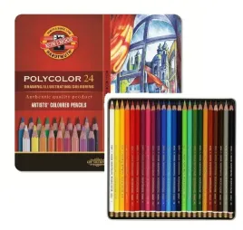koh-i-noor-kredki-olowkowe-polycolor-24-kol-metal