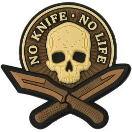 m-tac-naszywka-patch-no-knife-no-life-3d-pvc-coyote