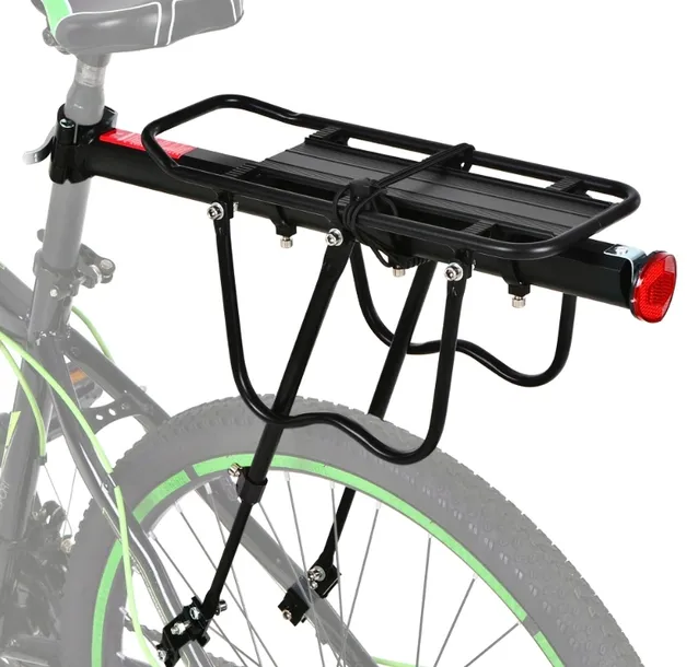 BAGAŻNIK ROWEROWY TYLNY DO ROWERU NA ZAKUPY ALUMINIUM UNIWERSALNY 50KG UNI
